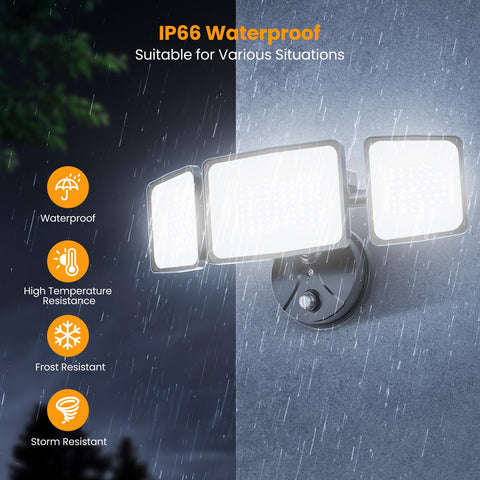Onforu die-cast aluminum housing ensures durable outdoor performance