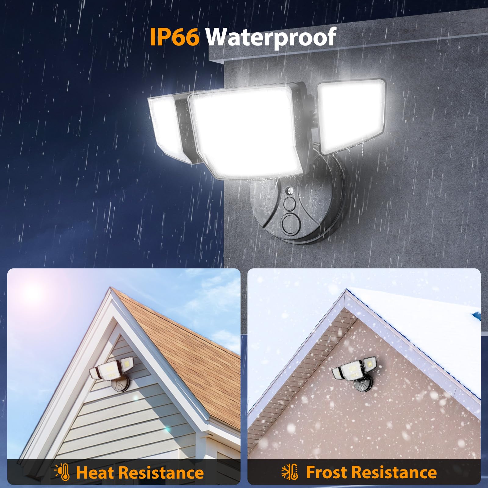 Onforu driveway lighting with focused illumination for safety
