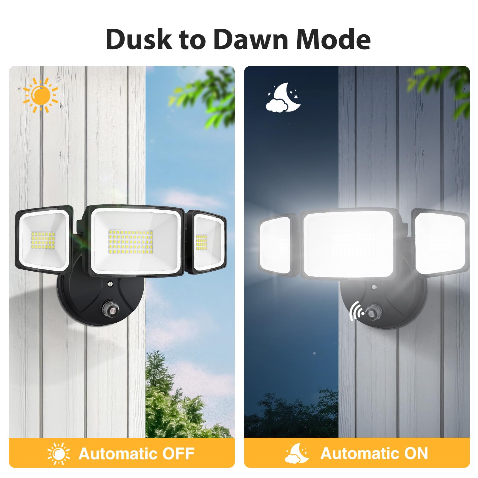 Onforu durable outdoor light ideal for yards and entrances with dusk-to-dawn reliability.