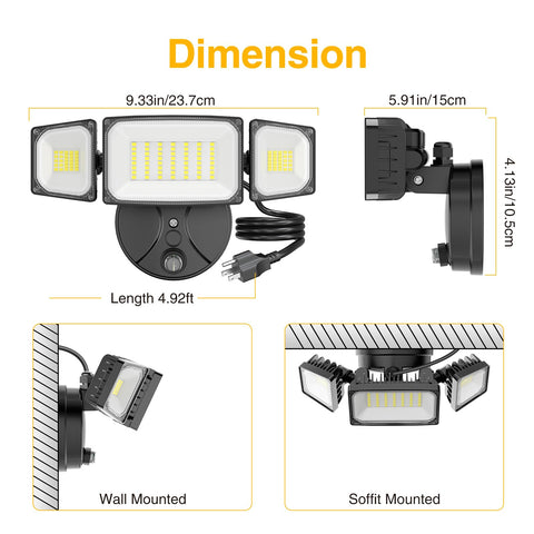 Onforu dusk-to-dawn includes slight brightness option to save energy