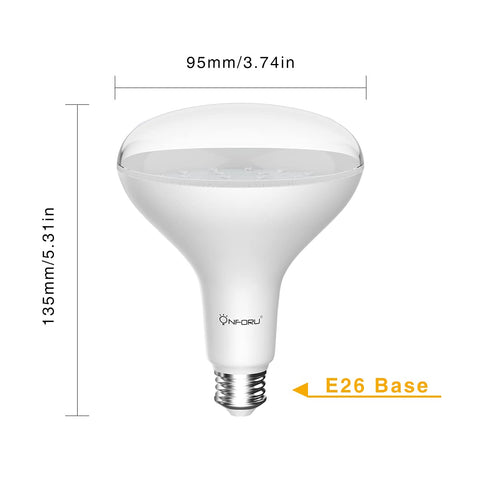 Onforu BR30 easy install bulbs fit standard sockets for quick setup