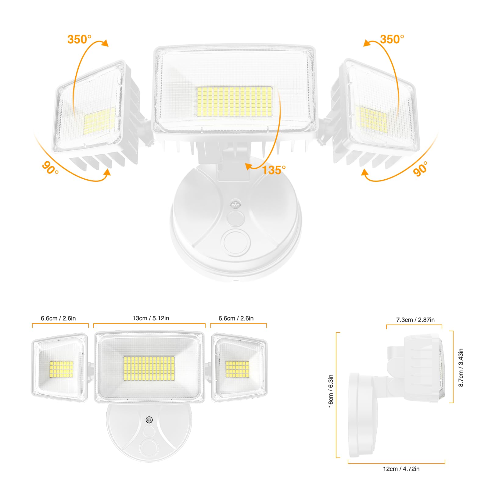 Onforu easy-install flood light kit for quick home setup
