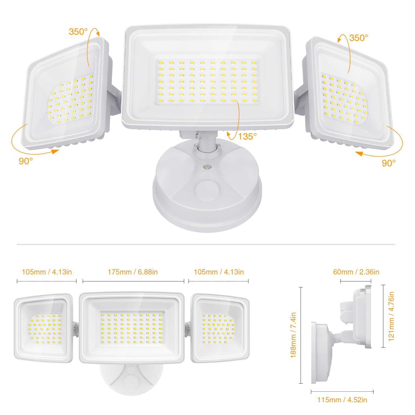 Onforu entryway, garage, and yard lighting for safer evenings.