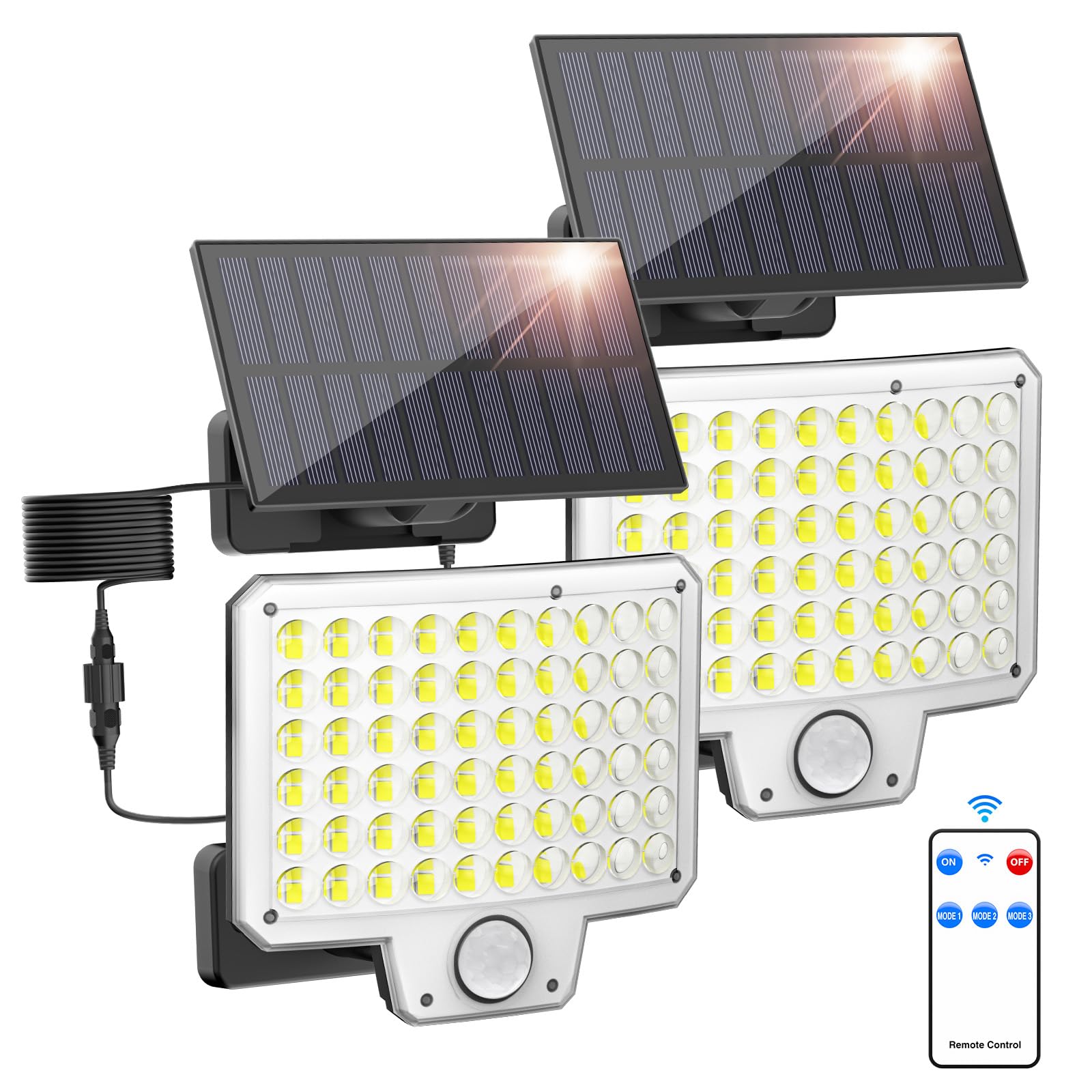 Onforu outdoor front-door illumination enhances entry visibility.