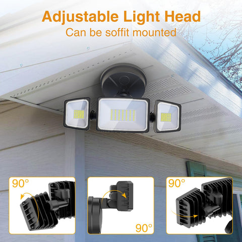 Onforu outdoor security light ideal for garages, yards, and driveways.