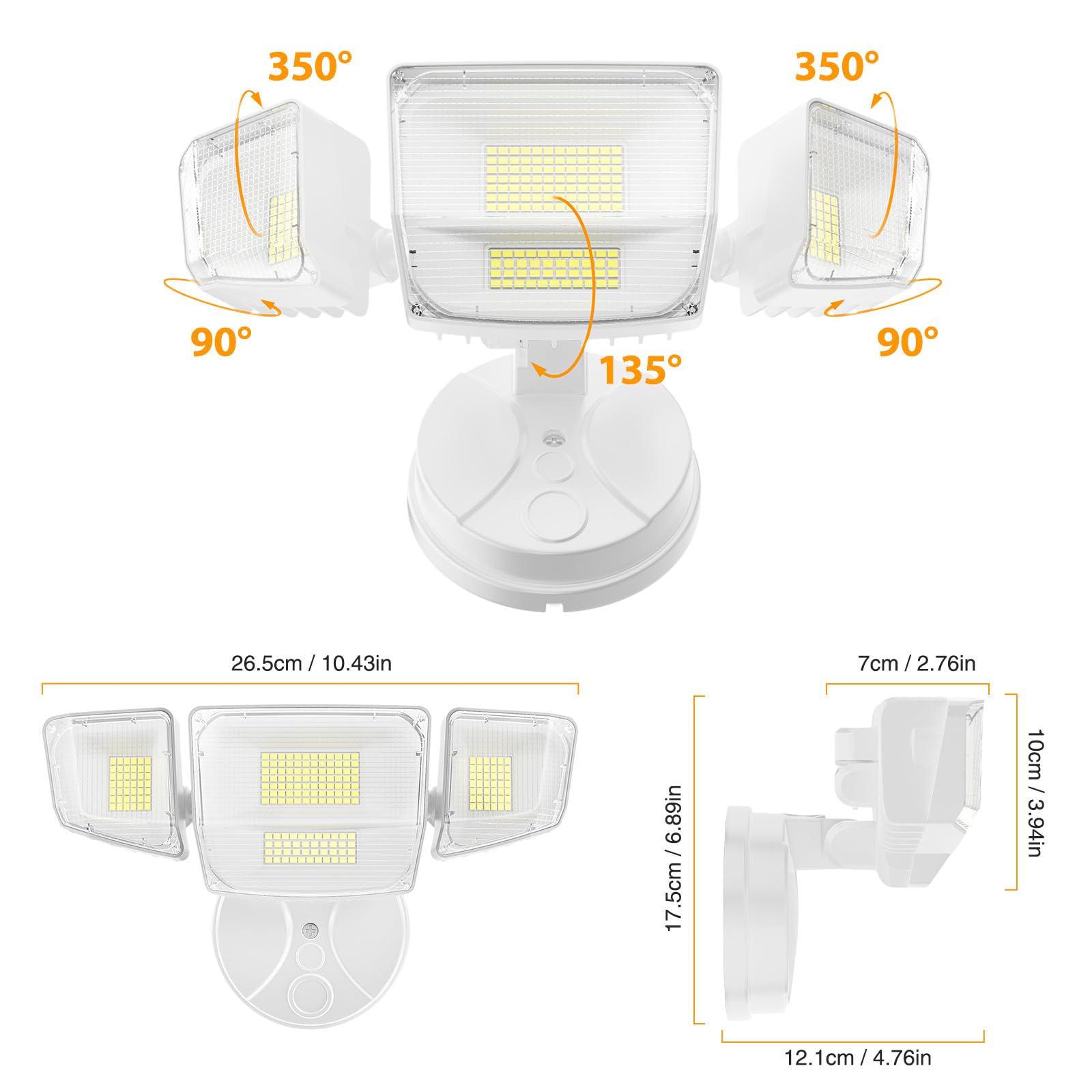 Onforu glare-free lens reduces glare and wildlife disturbance.