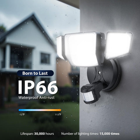 Onforu 110–120V hardwired installation with junction box simplifies setup.