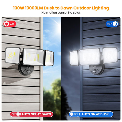 Onforu IP65 waterproof security light for all-weather reliability