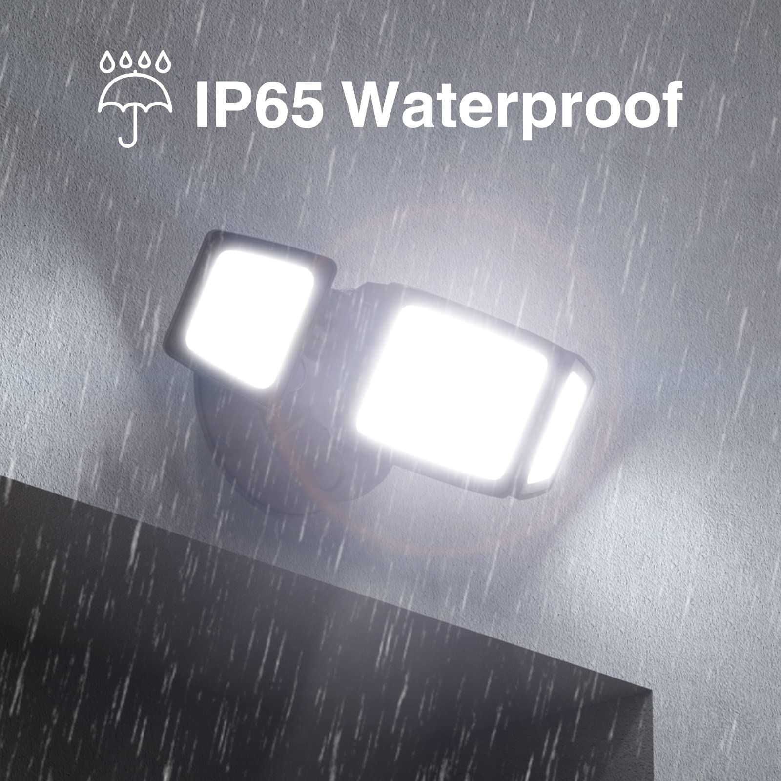 Onforu IP65 waterproof security light designed for all-weather reliability.