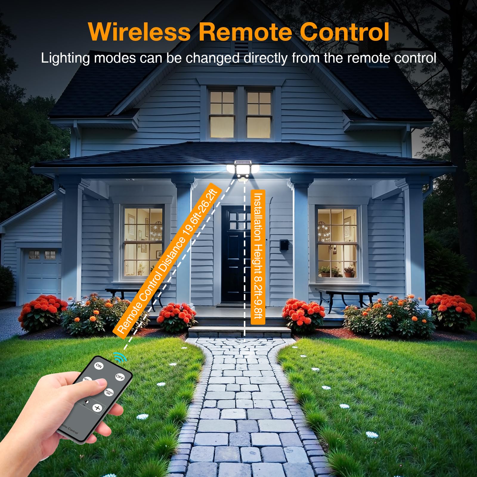 Onforu IP65 weatherproof design withstands rain and snow