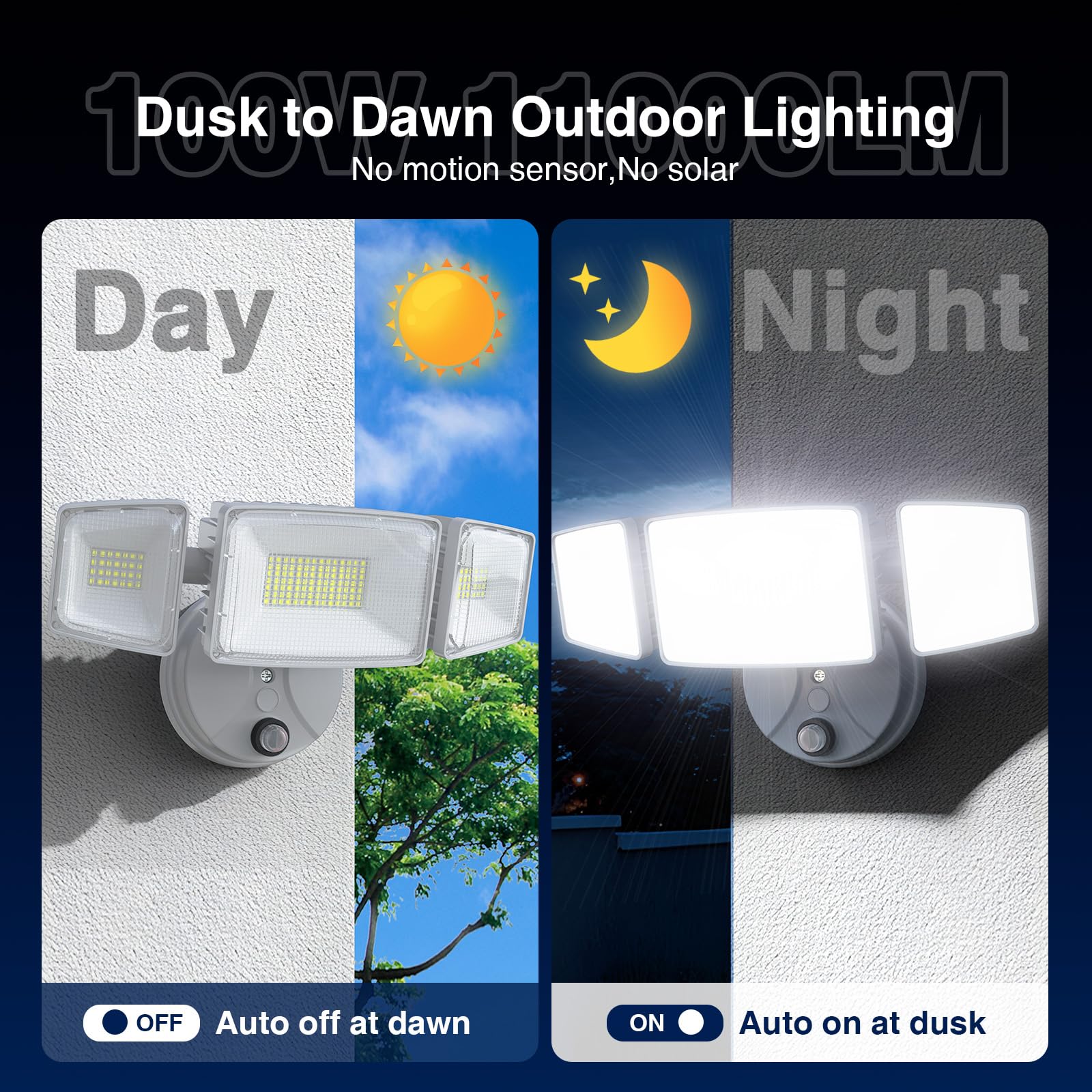 Onforu IP66 waterproof exterior light ready for all weather conditions.