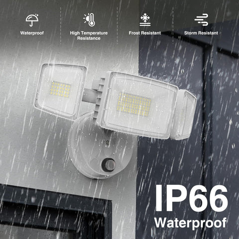 Onforu LED security light enhancing perimeter illumination for safety.