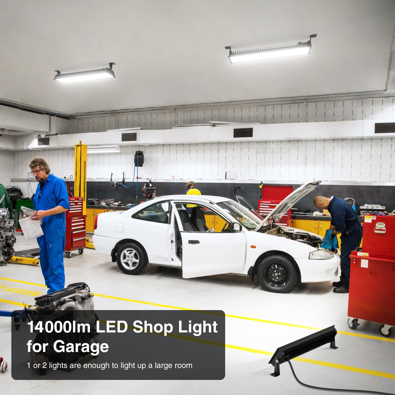 Onforu IP66 die-cast aluminum shop lights for durable outdoor or workshop use