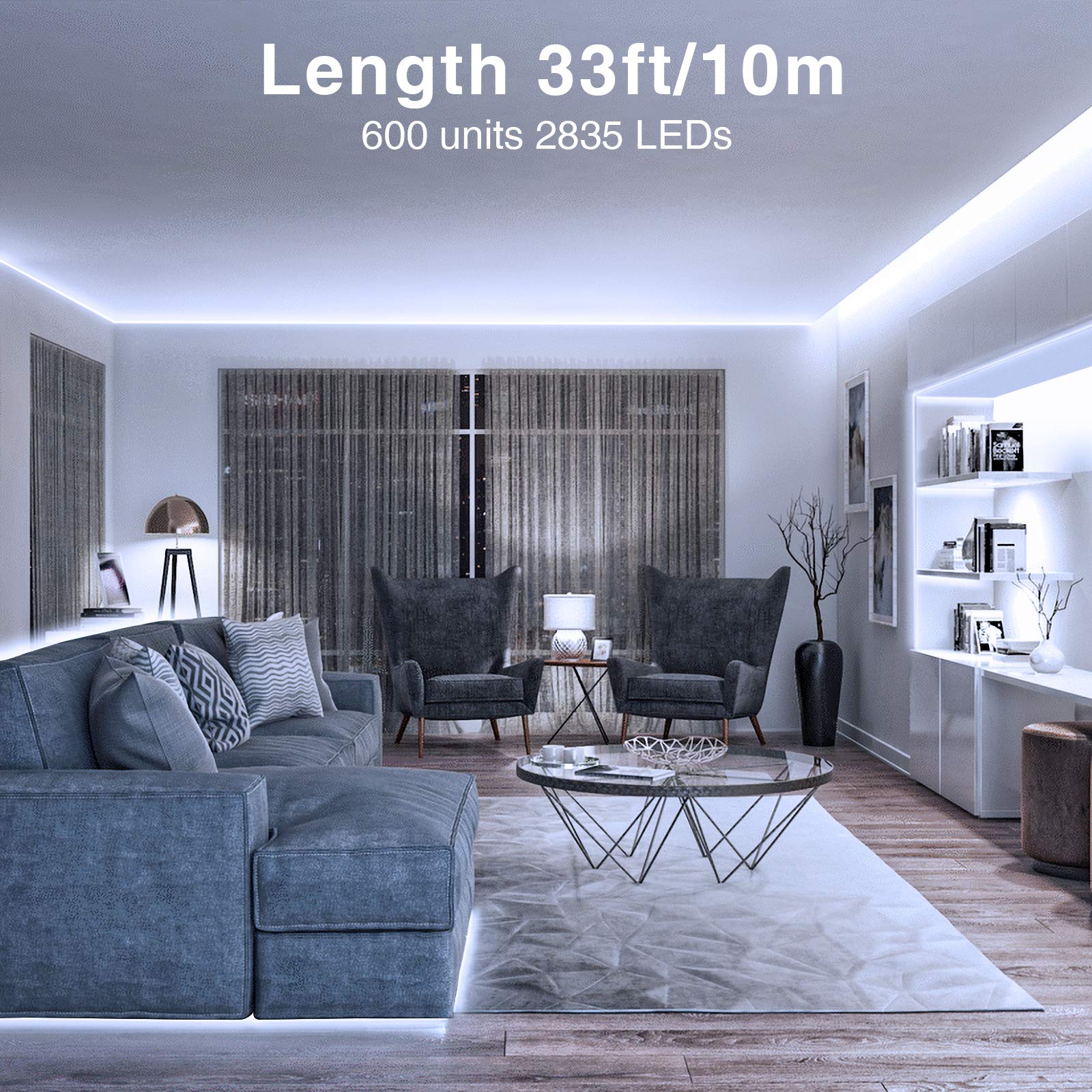 Onforu corner-friendly strip bends around stairs and tight spots