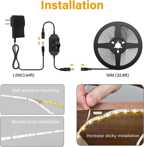 Onforu warm white lighting delivering soft ambient glow