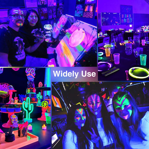 Onforu glow-friendly design ideal for neon posters and parties