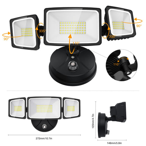 Onforu photocell dusk-to-dawn mode for automatic night lighting.