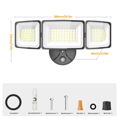 Onforu photocell dusk-to-dawn mode with cap for switch control