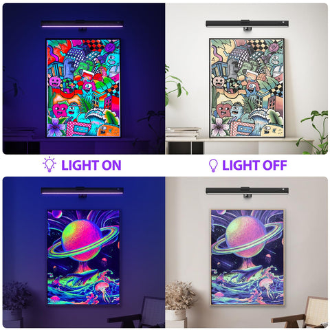 Onforu safe 385–400 nm neon blacklight for tapestries and posters