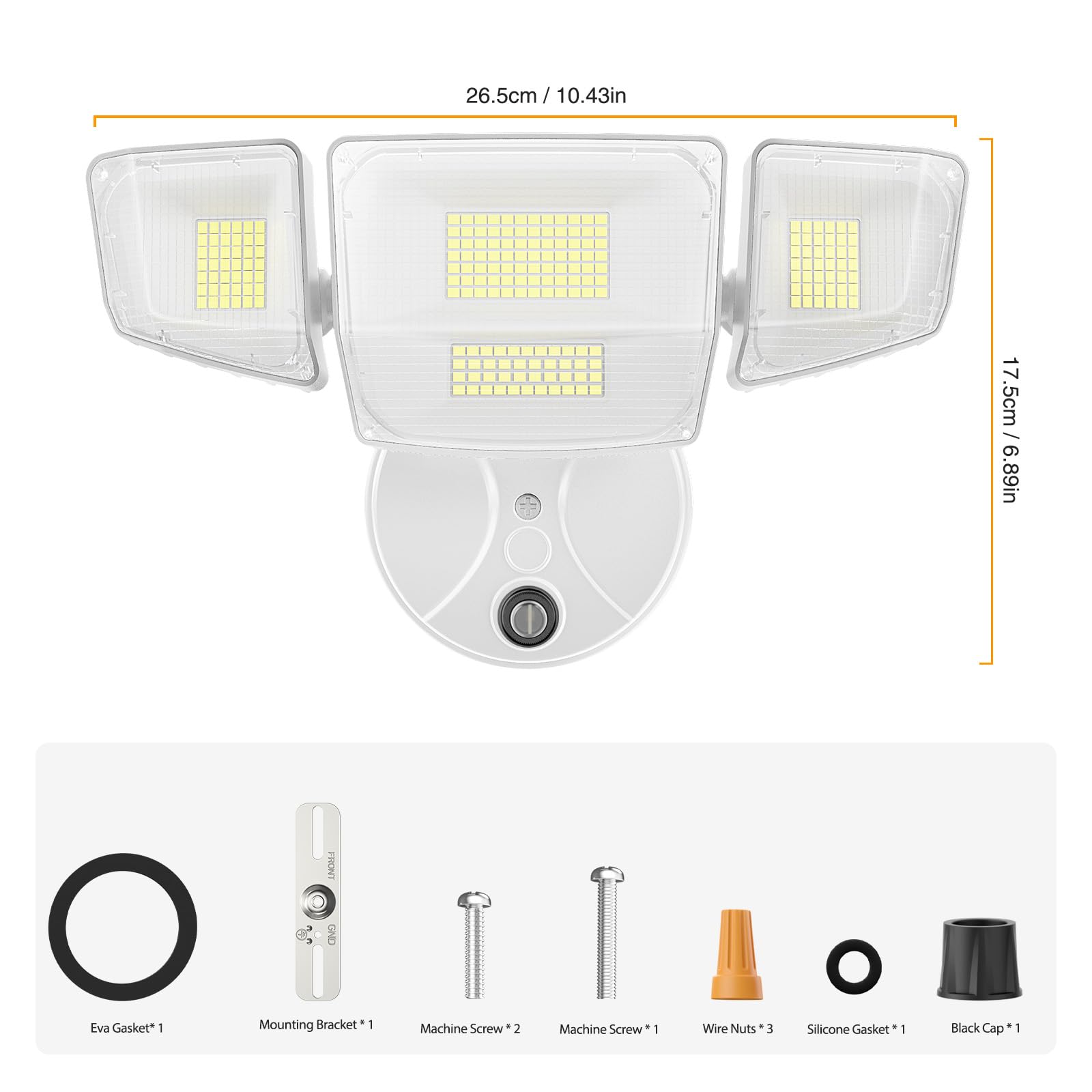 Onforu outdoor light enhancing yard, patio, and garden security