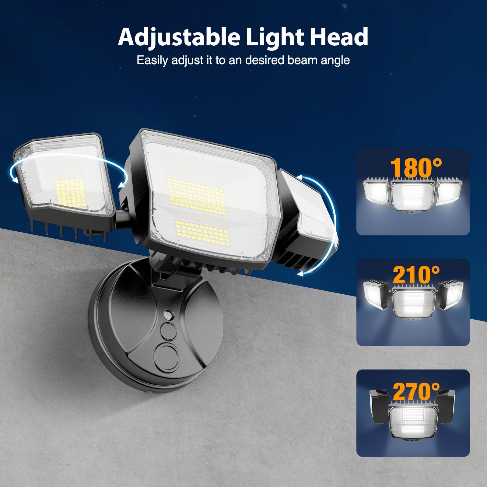 Onforu yard lighting at night enhances security and visibility