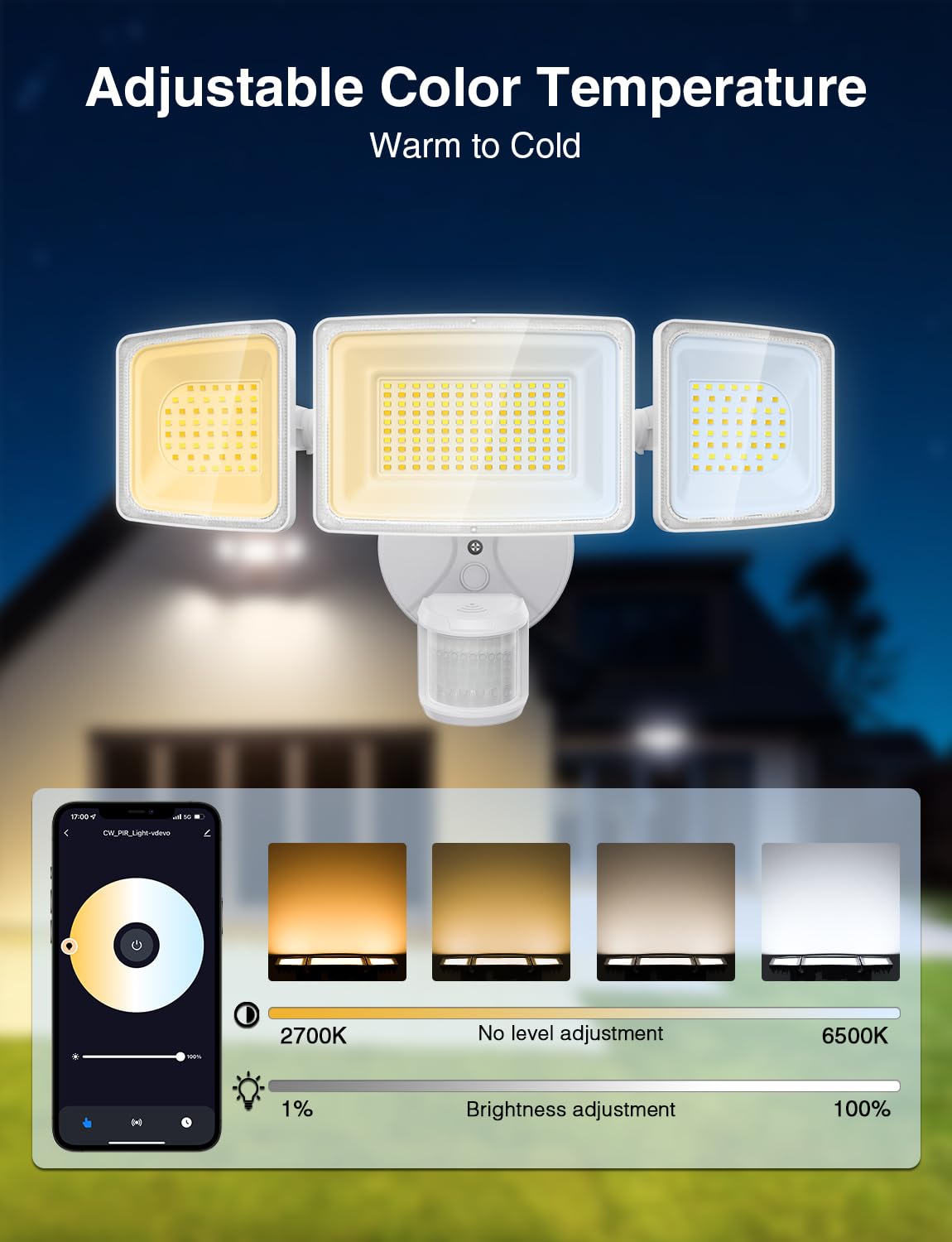 Onforu smart control app setup with WiFi and voice assistant
