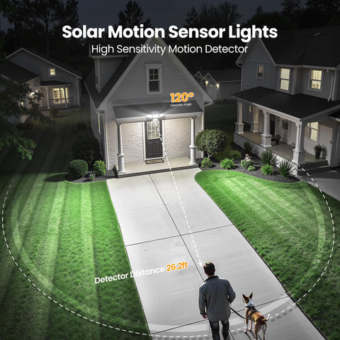 Onforu IP65 waterproof flood lights withstand rain and snow for year-round outdoor use.