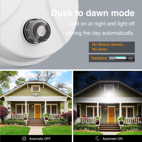 Onforu three-head adjustable flood light demonstrates customizable illumination for garages and yards