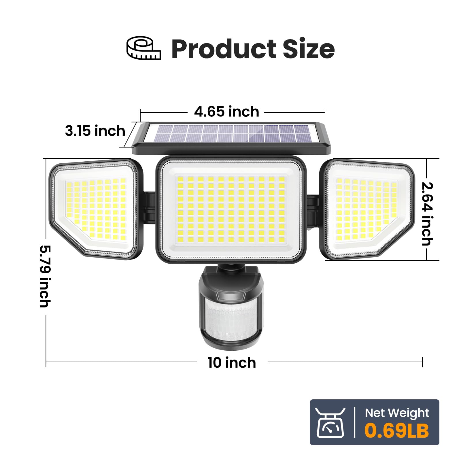 Onforu three-mode floods adapt to motion, always-on night use