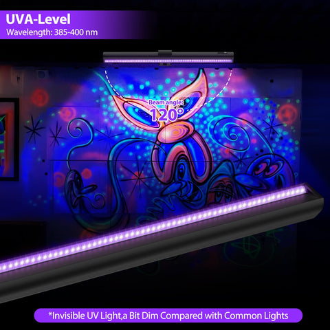 Onforu timer-off feature on a blacklight bar for energy save