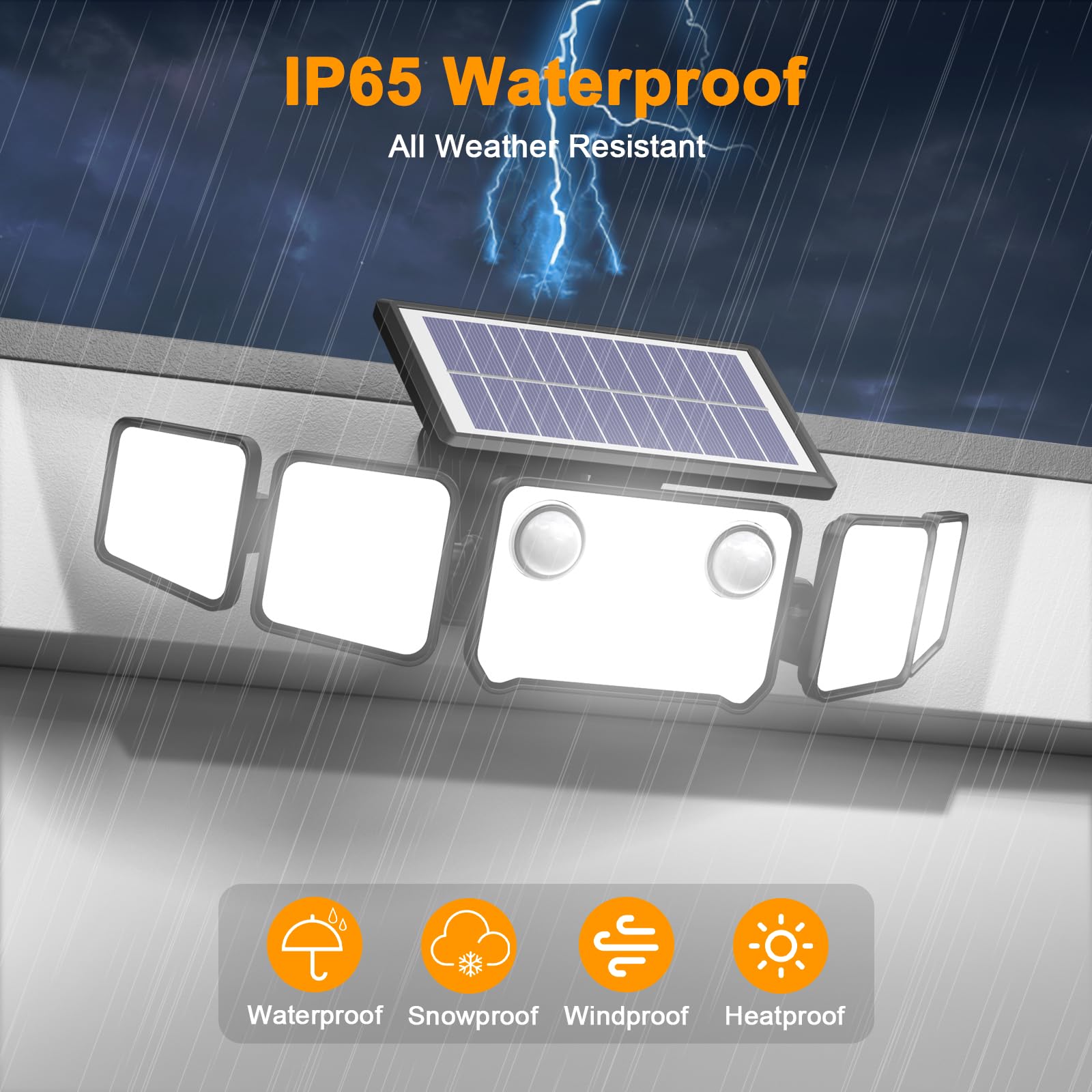 Onforu two-pack solar lights for complete outdoor coverage.