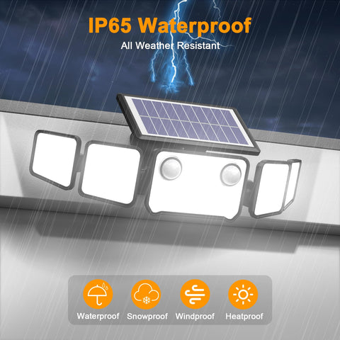 Onforu two-pack solar lights for complete outdoor coverage.