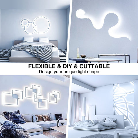 Onforu LED strip for under cabinet with strong adhesive