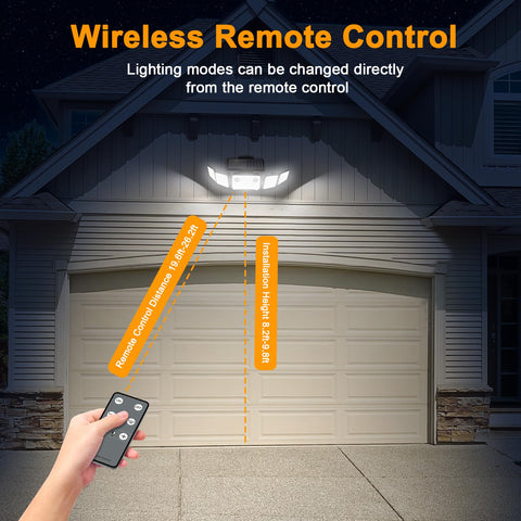 Onforu wall-mount installation at the recommended height for optimum performance.