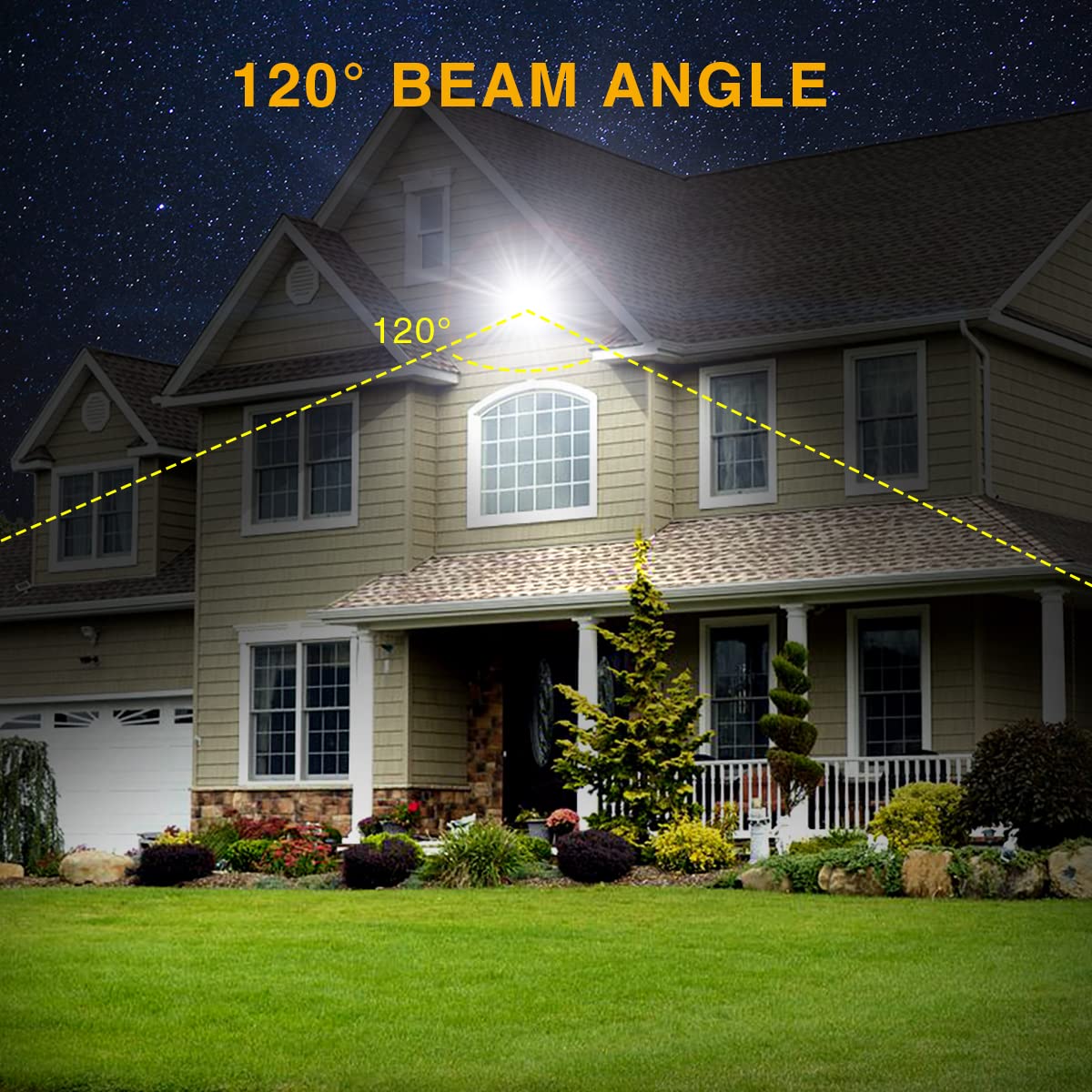 Onforu versatile flood light suitable for garages yards stadiums and more