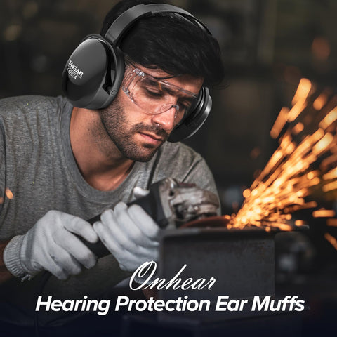 Onhear adjustable headband ear protection fits a wide range of head sizes.