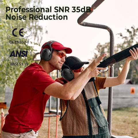 Onhear SNR35dB ear muff with soft foam pads for gentle wear