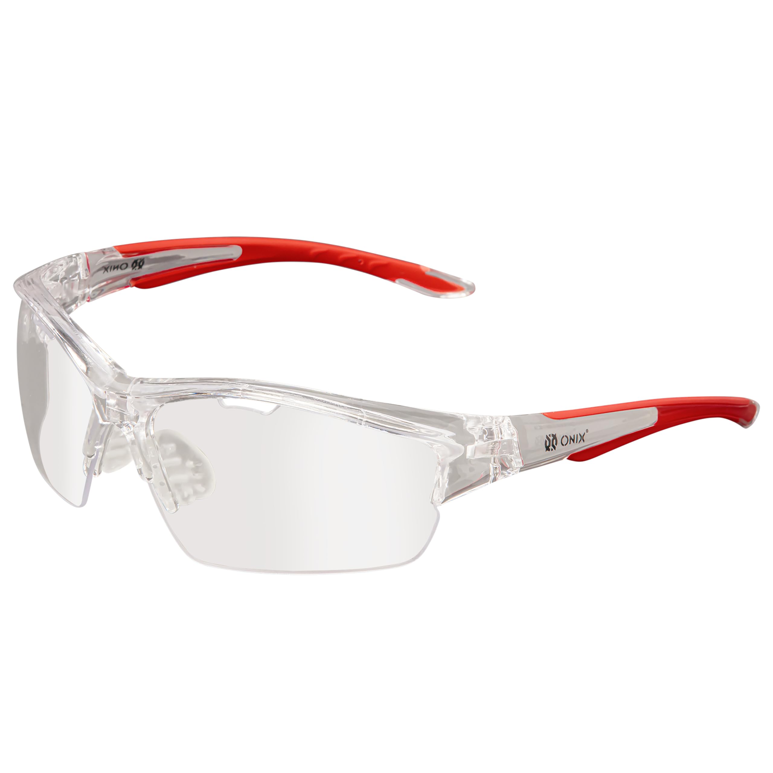 Onix Owl Eyewear co-molded ear pads stay in place during play