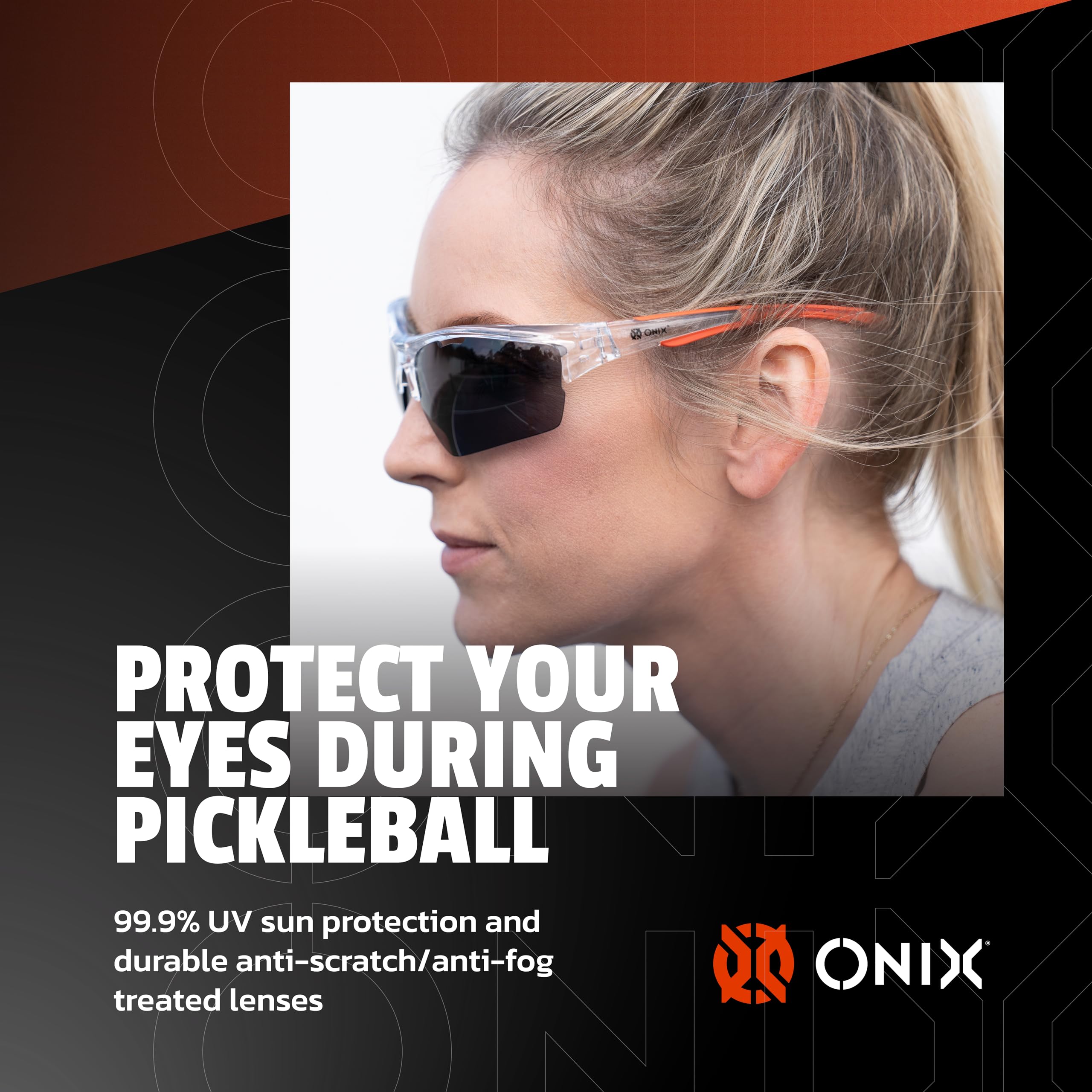 Onix Owl Eyewear smoke lenses reduce glare for precise shot timing