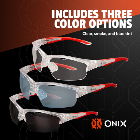 Onix Owl Eyewear soft nose pieces deliver comfortable non-slip wear