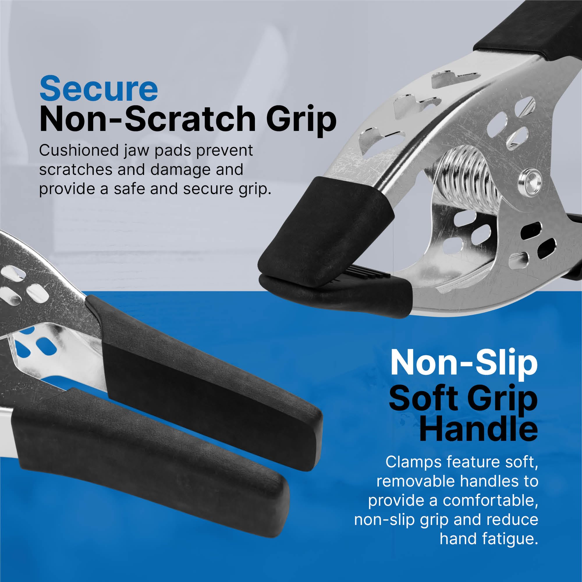 Online Best Service soft grip handle minimizes hand fatigue during use.