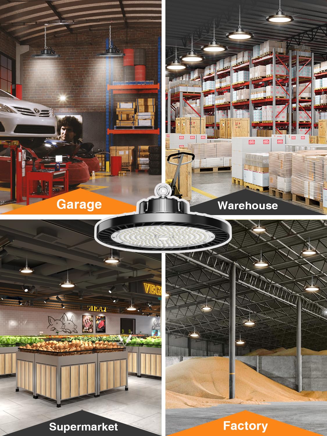 OnlyLux 45,000 lm output suits large shop or warehouse