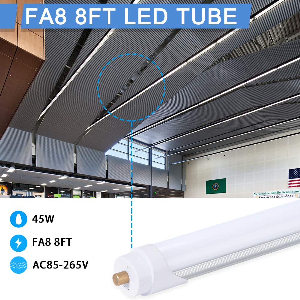 ONLYLUX 5400 lumen 6000K daylight LED tube for bright work environments