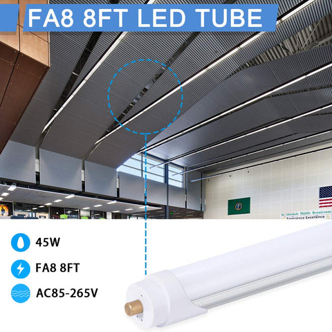 ONLYLUX 5400 lumen 6000K daylight LED tube for bright work environments