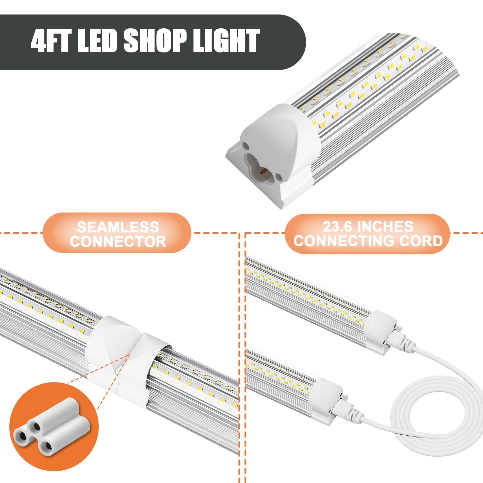 OnlyLux 6750lm daylight output delivers bright, clear workshop illumination.