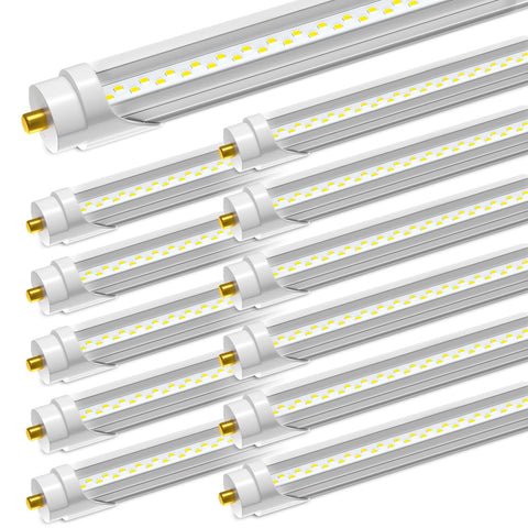 OnlyLux 8ft LED bulbs deliver 6500LM bright daylight for garage lighting.