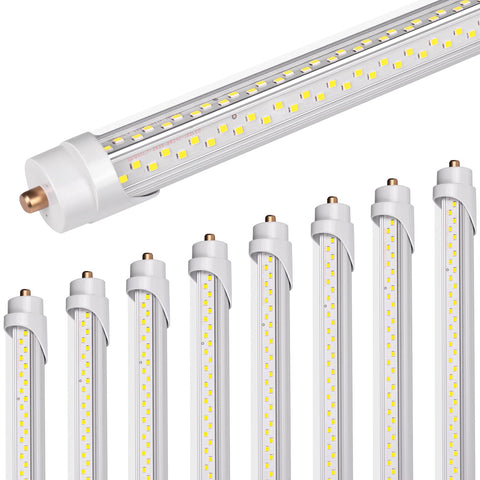 ONLYLUX 8ft LED bulbs pack delivers bright, uniform light for large spaces