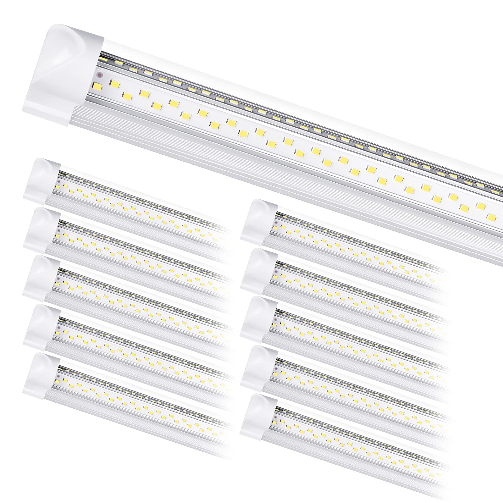 ONLYLUX 8ft LED shop light assembly-ready for quick garage setup