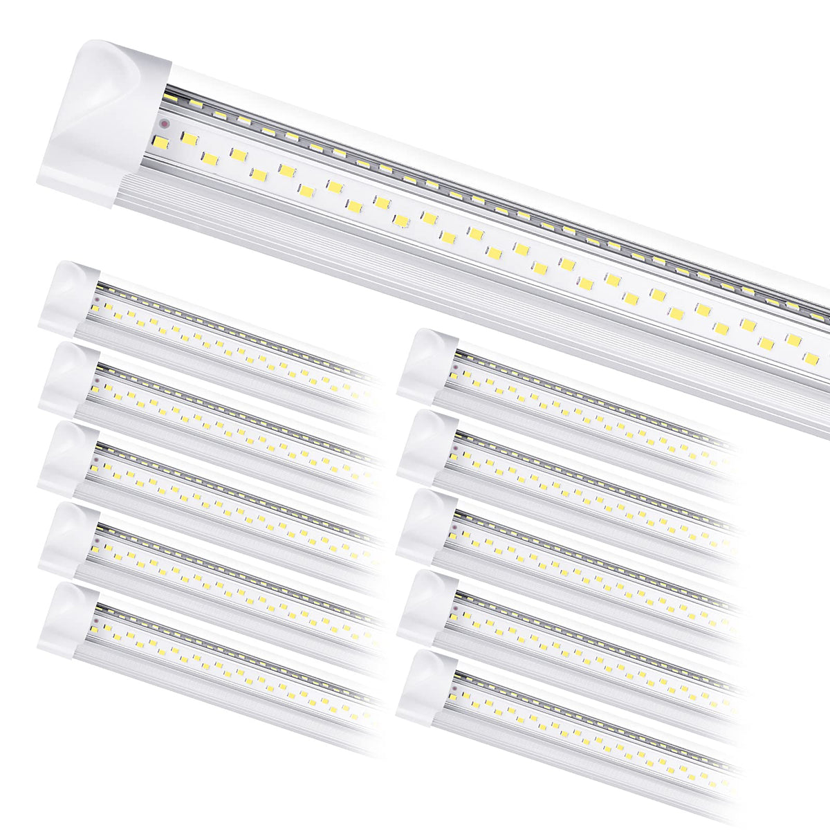 ONLYLUX 8ft LED shop light assembly-ready for quick garage setup