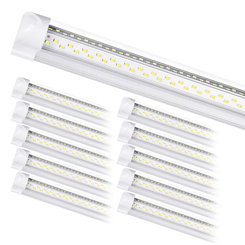 ONLYLUX 8ft LED shop light assembly-ready for quick garage setup